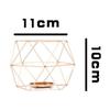 Portacandele Geometrico in Ferro Stile Nordico Portacandele Domestico da Parete Romantico Durevole Portacandele Matrimonio Decorazione Casa Artigianato