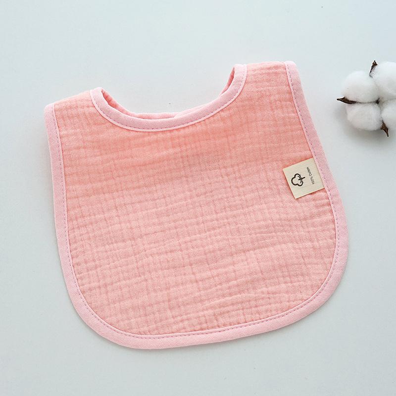 Cute Ruffle Edge Baby Bibs Kids Feeding Anti Dirty Bibs Infant Burp Cloths Newborn Fashion Pure Cotton Feeding Set Accessories
