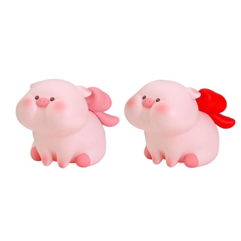 Cartoon Pig Shaped Piggy Bank Cartoon Pig Money Saving Early Educational Fun Table Toy Ornaments for Kids