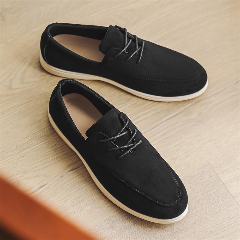 Fashion Men's Slip On Loafers Fashionable versatile Lightweight Breathable Comfort Shoes Non-Slip Soft Sole Daily Walking 2025 New