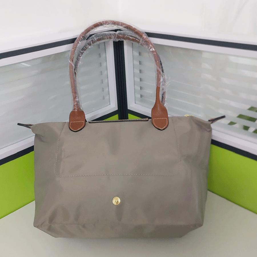 Geantă de plajă tote din nailon de înaltă calitate, geantă de mână la modă pentru femei, geantă tote de umăr Oxford, geantă de cumpărături pliabilă impermeabilă pentru femei