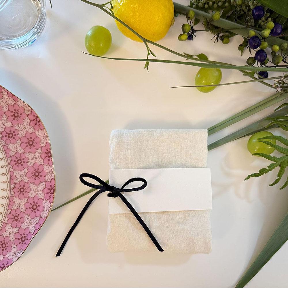 50 Stück Tischkarten für die Tischdekoration mit Samtband für Hochzeitsdinnerparty