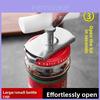 Multipurpose Can Opener With Stainless Steel Construction For Home Kitchen Use
