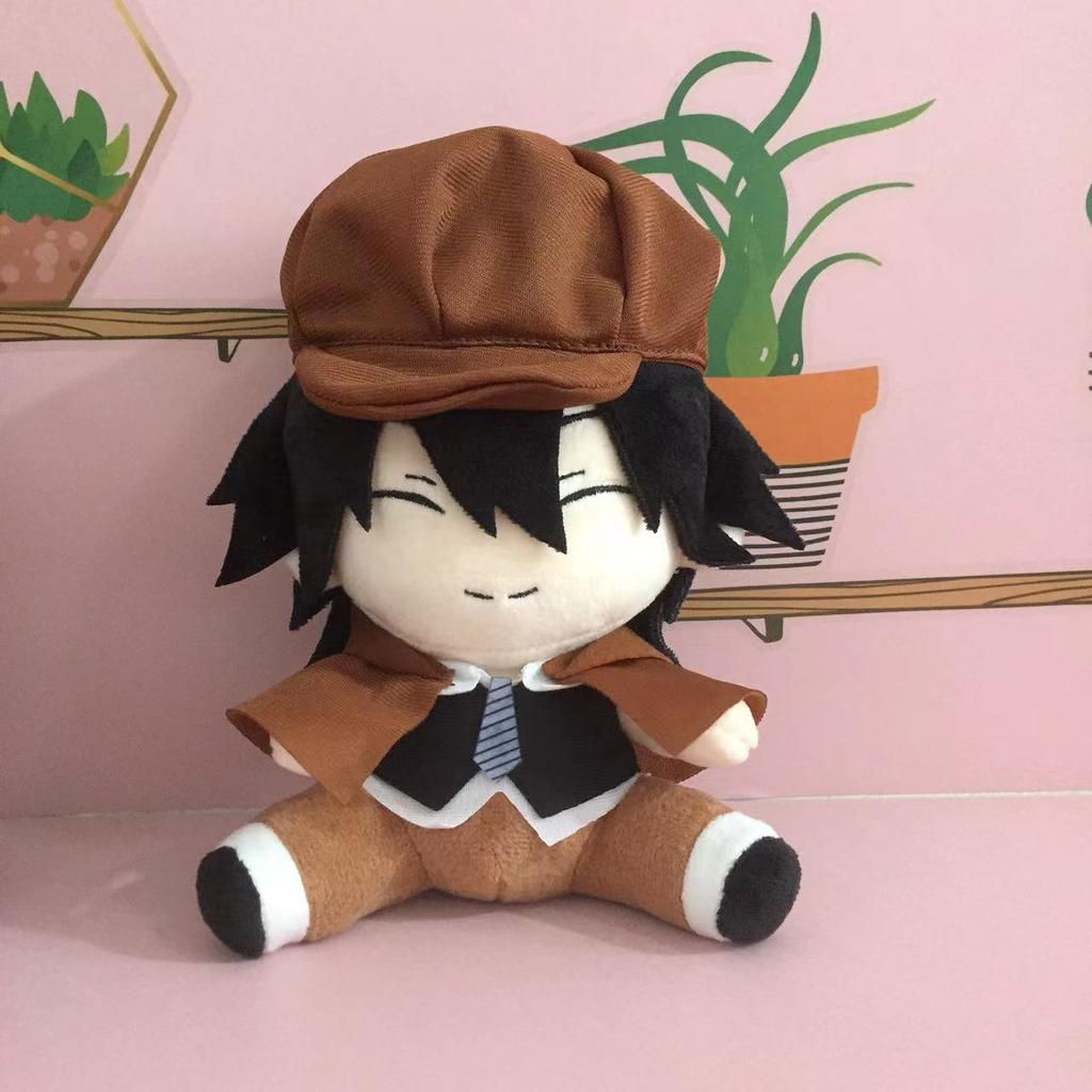 20cm Peluş Bebek Edogawa Rampo Nakahara Chuuya Cosplay Sevimli Yumuşak Dolgulu Yastık Doğum Günü Hediyesi Oyuncak
