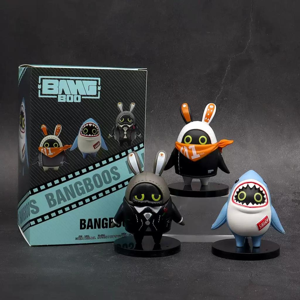 Game Zenless Zone Zero Anime Figure Toy Bangboo EOUS Sharkboo Amillion Cute Cartoon Accessories PVC Collection Decor Model Toys