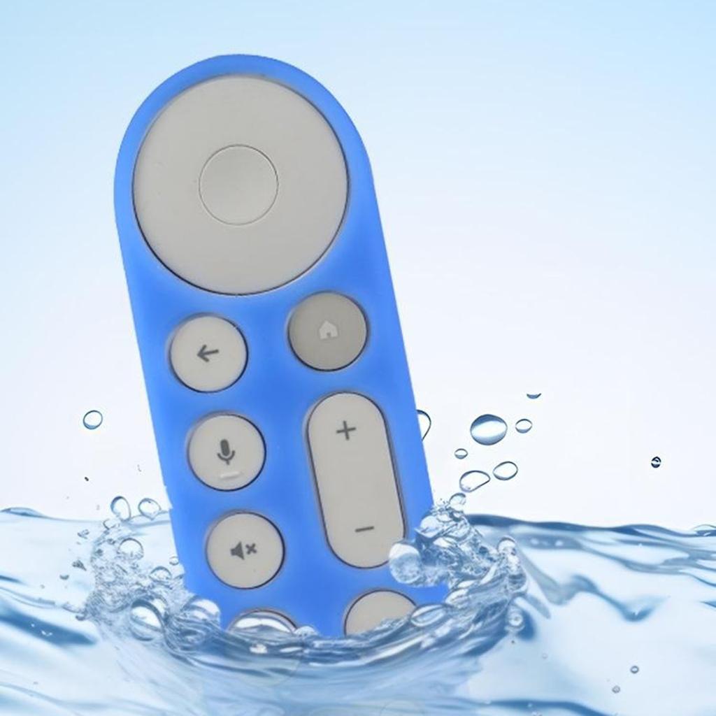 For Google TV Streamer Voice Remote Silicone Case TV Accessories Remote Control Protective Cover with Strap