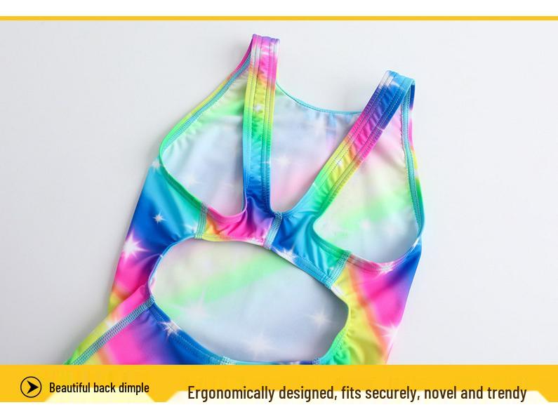 Teen Girls' Professional One-Piece Swimsuit for Swim Training