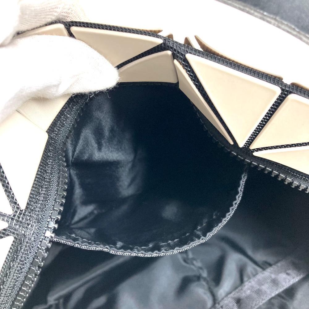 ISSEY MIYAKE BAOBAO Width Tote Bag Shoulder Bag PVC/Leather Beige/Black