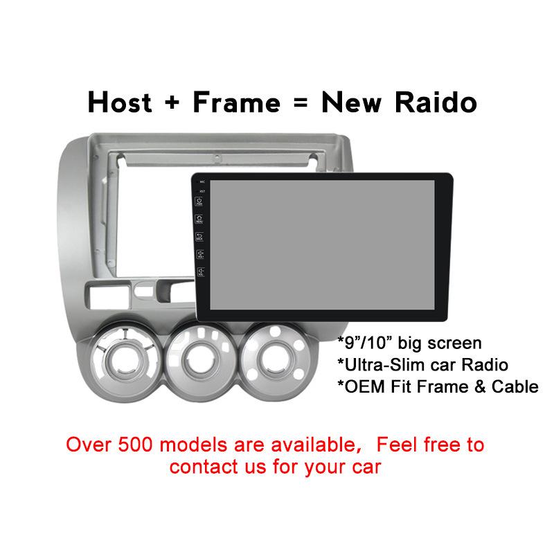 Car Large-Screen Android Navigation Kit for 2013 Everus H1, City, and 2004 Fit