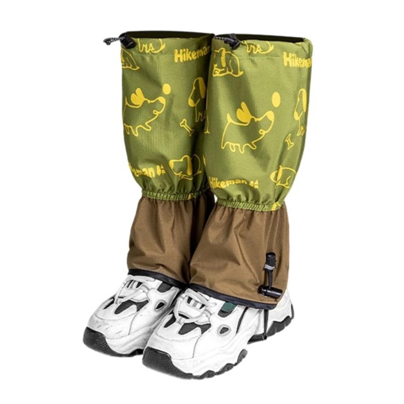 Wasserdichte Schneeschuh-Schutzgamaschen für Kinder für Outdoor-Camping und Wandern Bieten Wärmeisolierung und Traktion