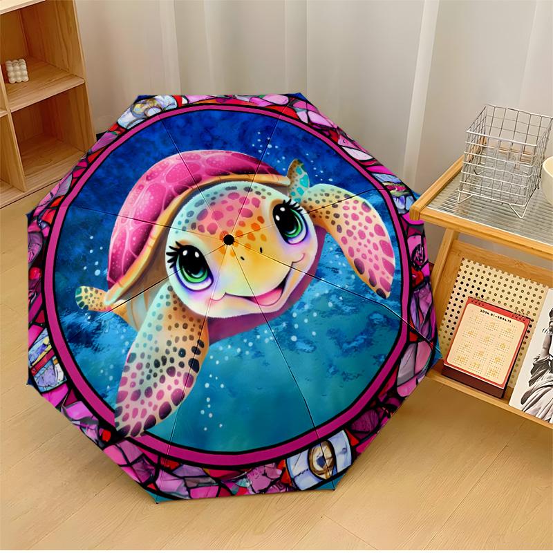 

Cosmic Whale Astro Wheel Printed umbrella windproof folding umbrella portable sun and rain umbrella suitable for gifting