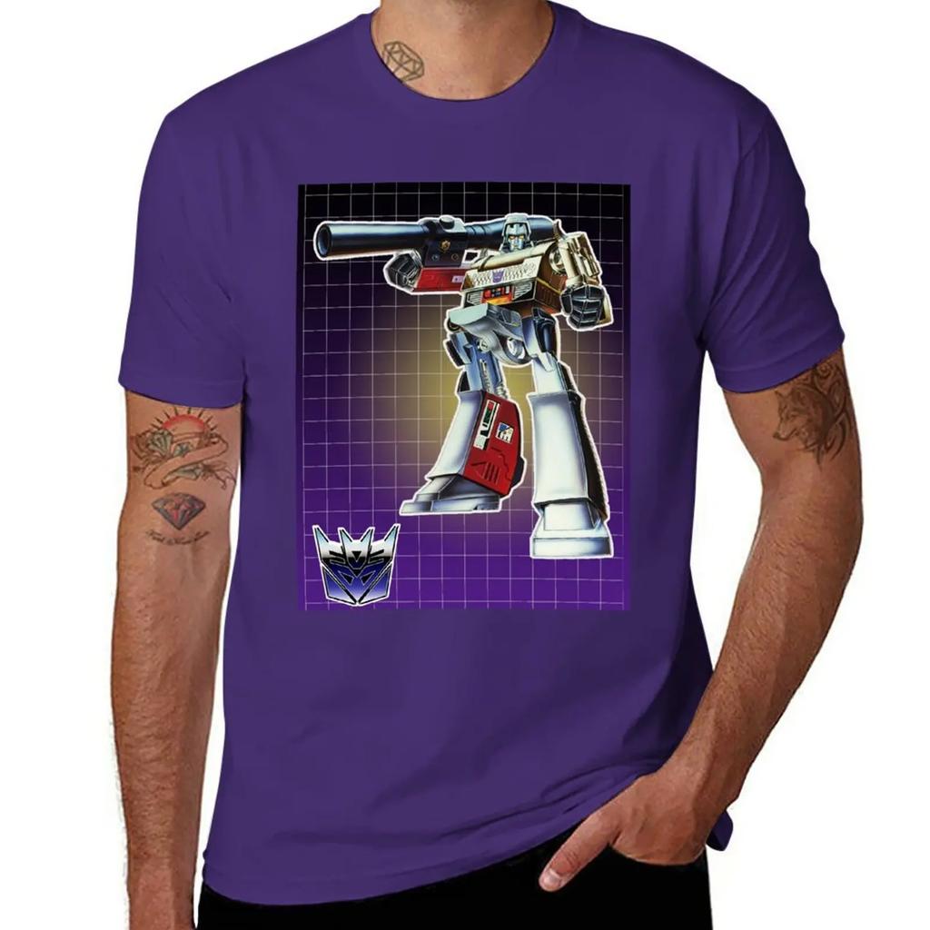 New Megatron G1 Box Art TShirt Short Sleeve Tee Custom T Shirt Graphic T Shirts Unisexs Clothing