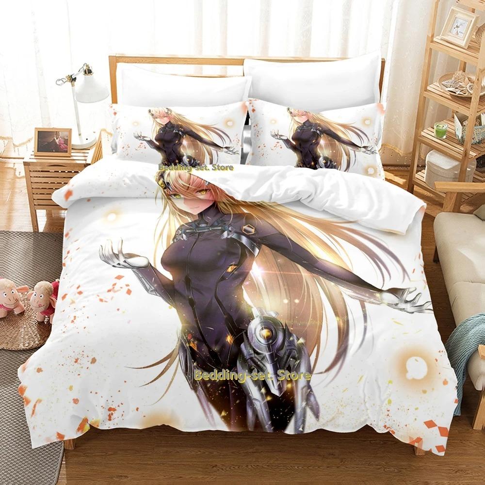 

Постельное белье Beatless Односпальный Полуторный Двуспальный Кингсайз Комплект постельного белья Взрослый Детский Спальня Пододеяльник Комплекты Принт Аниме Комплект простыней 70x133cm 2pcs