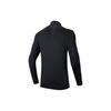 Anta Training Series Solid Color Antibacterial Sports Casual Long Sleeve Polo Shirt Men tops Black 152417401-3