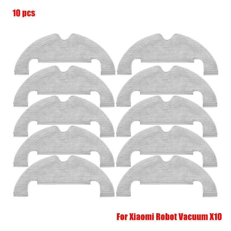 Main Side Brush Hepa Filter Mop Cloth Dust Bag For Xiaomi Robot Vacuum X10 Robot Vacuum Cleaner Parts Replacement Accessories