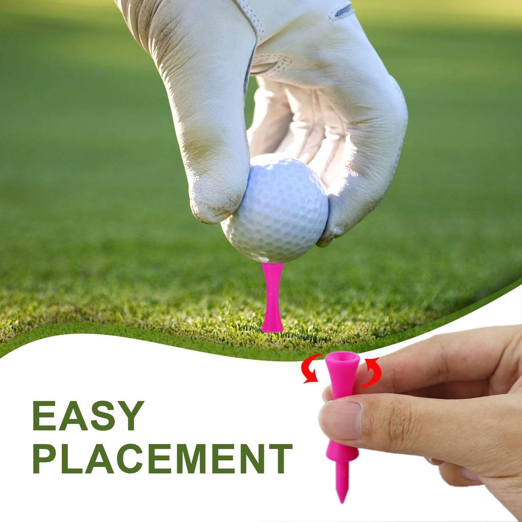 100 Pezzi/set Bacchette da Golf per Allenamento con Driver da Golf Bacchette da Golf Tipo Castello Bassa Resistenza Più Distanza Bacchette ad Altezza Costante