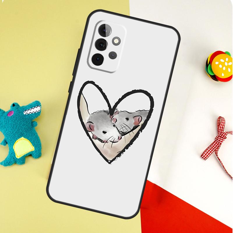 Mouse Rat For Samsung Galaxy A55 A35 A15 A54 A34 A14 A53 A33 A13 A05 A06 A16 A22 A32 A52 Phone Case