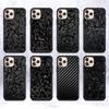 Forged Carbon Fundas Phone Case For IPhone 17 Pro 16 Plus 16 Pro Max 15 14 13 12 11 PC+TPU Back Cover