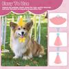 24Pcs Mini Pet Hat with Bows and Elastic Strings for Dolls Dog Cat Rabbit Assorted Animal Party Decor Dog Cat Birthday Hats