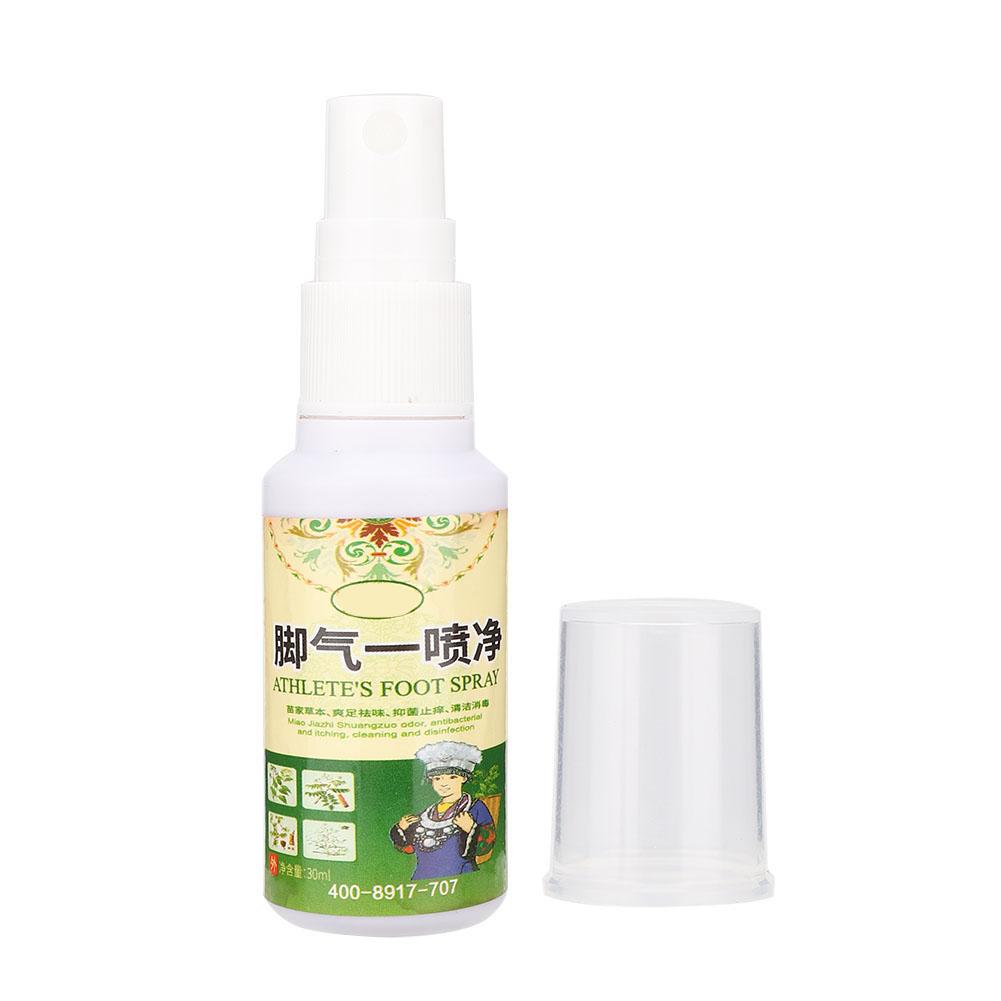 30ml Beriberi Removal Remove Foot Odor Sweat Antibacterial Bacteriostatic Plant Herb Spray