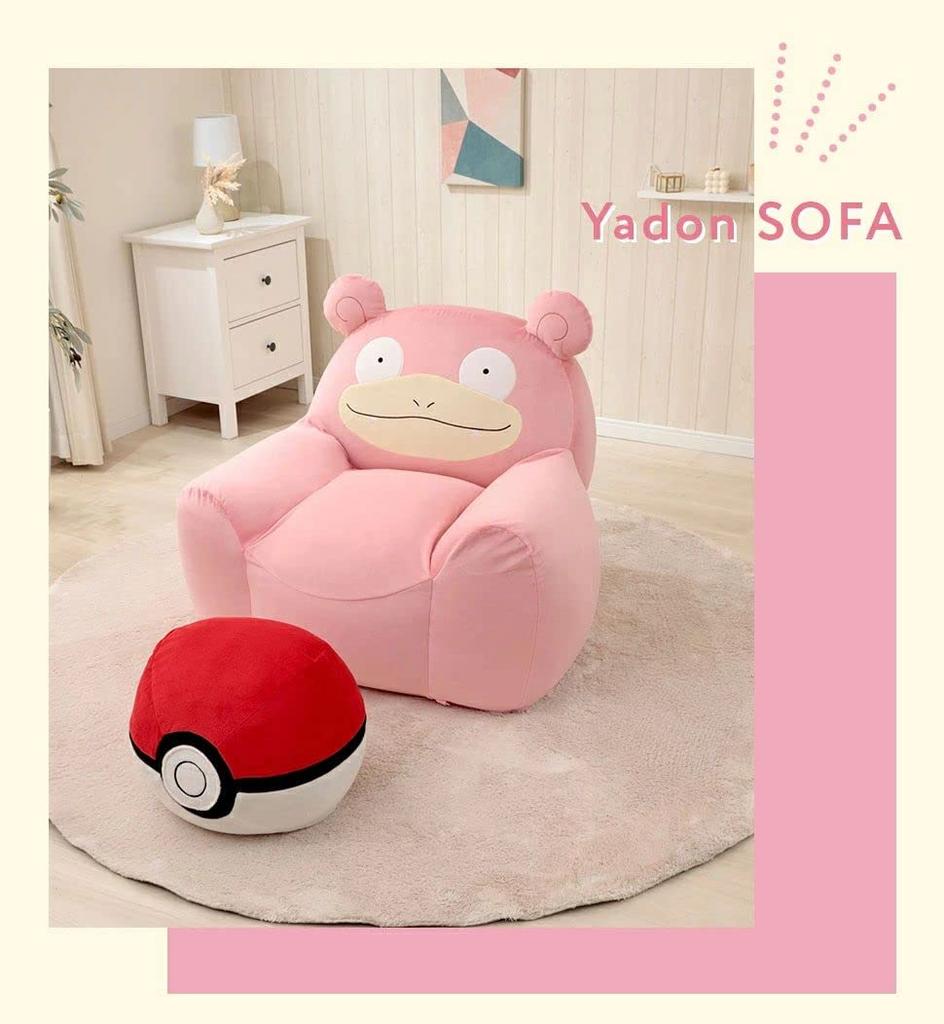 Seltan Yadon Beads Sofa Pokemon Pink 1 Seater with Yadon Tail A907a-a-610BE