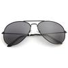 New Vintage Pilot Sunglasses for Men Women Metal Frame UV400 Protection Fashion Outdoor Shades Unisex
