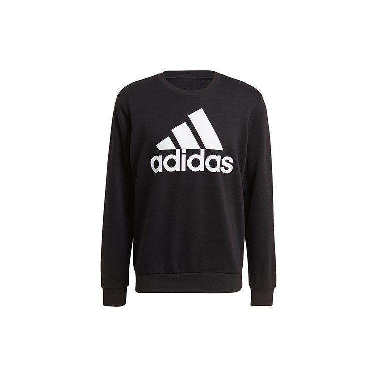 adidas Sweatshirts Men's Black Crew Neck Moderate Regular GK9076