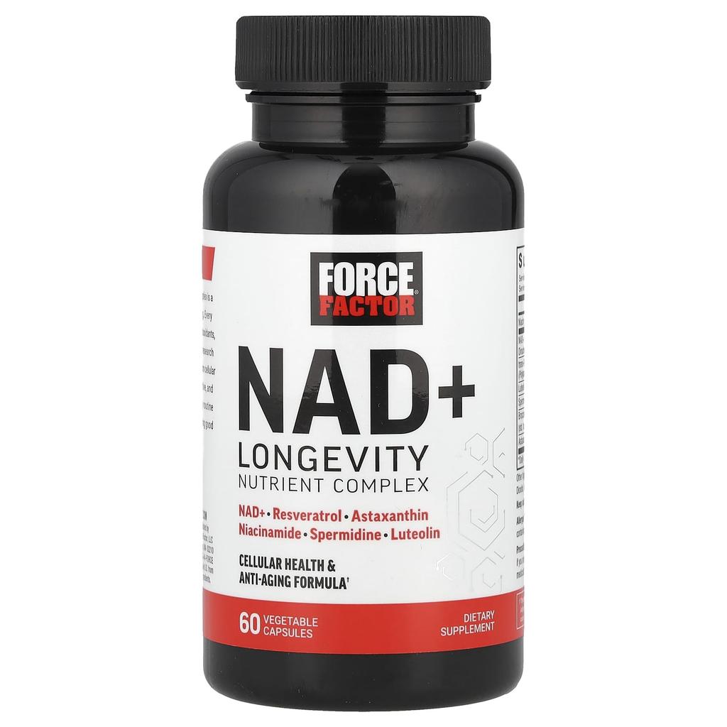 Nad+ Langlebigkeits-Nährstoffkomplex, 60 Gemüsekapseln
