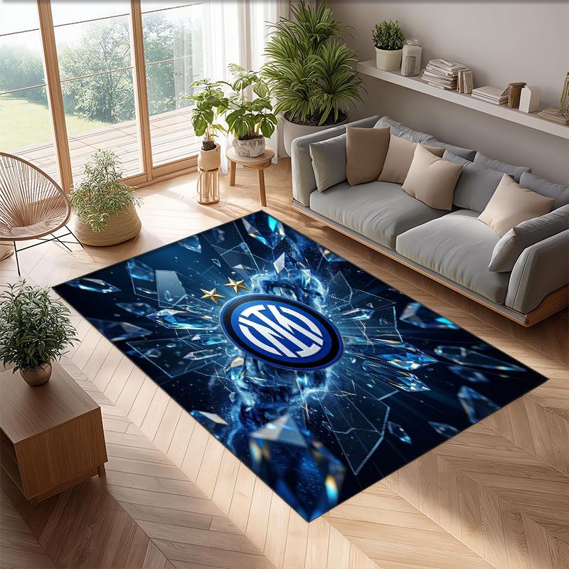 Borussia Dortmund Printed Flannel Area Rug Non Slip Soft Polyester Floor Carpet Indoor Decor Mat for Bedroom Living Room Sofa