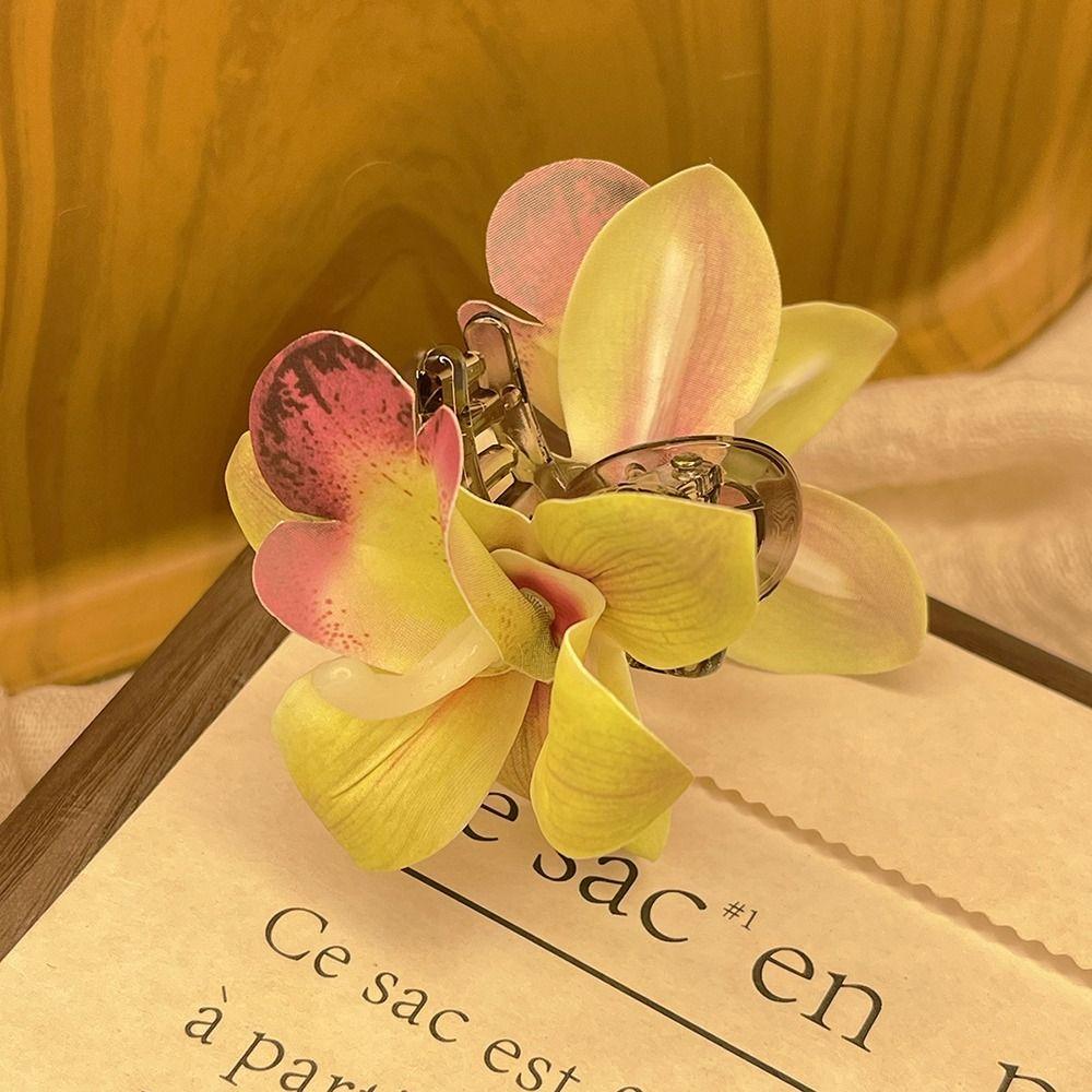 Cloth Artificial Flower Hairpin Vacation Style Bohemian Style Hair Clip Flower Hair Clip  Girls