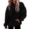 Women's Fashion Daily  Casual Hoodie Long Sleeve Solid Color Top