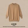 Womens Oversized Longline Cotton Sweatshirt Dress Water-Washed Vintage Style Streetwear Loose Fit