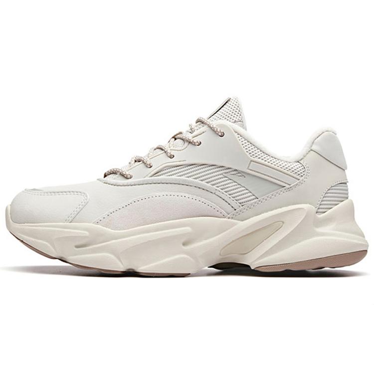 

New Anta Life Collection Slip Resistant, Abrasion Resistant, Thermal Low Top Chunky Sneakers Men s Gray 11848883-8 44.5