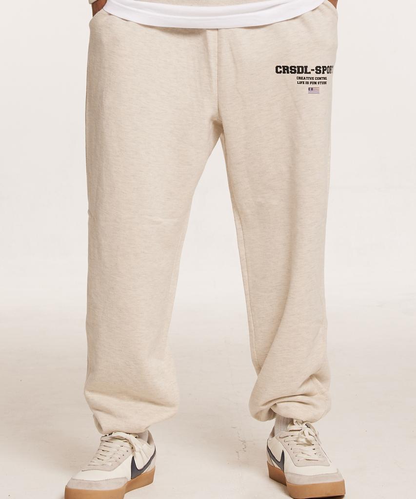 CREAM SODA LAB Crsdel Sports Jogger Pants Oatmeal