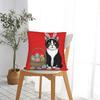 Funny Easter Cats Ears Bunny Eggs Pillowcases Cute Funny Pillow Case For Sofa Bedroom Home Decor Soft Pillow Cover
