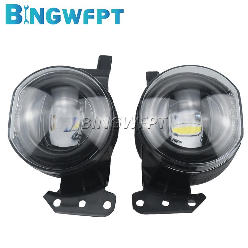 NEW Fog Lights For BMW E60 E90 E63 E46 323i 325i 525i Headlight Headlights Fog Light LED Fog Lamps Lens Foglights Accessories