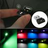 1Pc USB LED Car Neon Atmosphere Light Ambient Lamp Bulb Car Interior Accessories