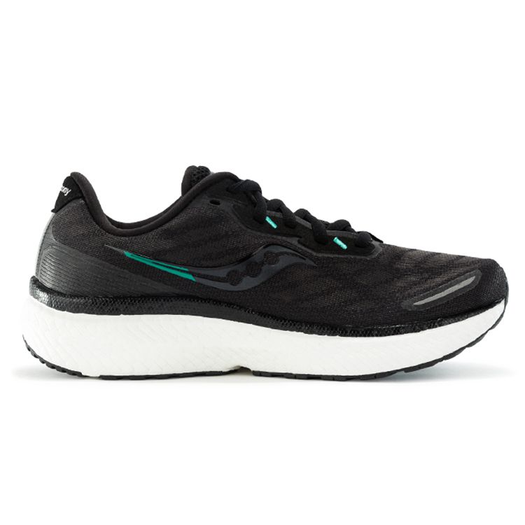 Saucony Triumph 19 Black White Women Sneakers S10678-10