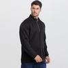 DIBINZE Herren Übergröße Einfarbig Mock-Neck Langarm Layer-Pullover