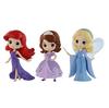 Disney Characters Q Posket Petit and Blue Fairy of Ariel, Sofia, (set 3)
