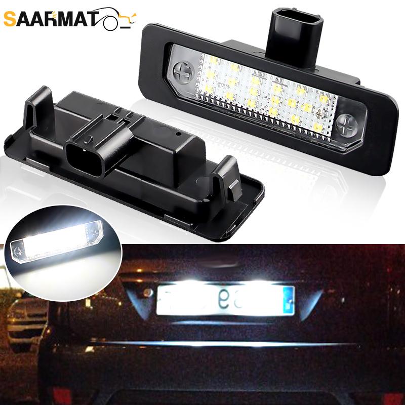 2 Stück Canbus LED Kennzeichenleuchte für Ford Mustang 2010-2014 Focus Fusion Flex Taurus Lincoln MKS MKT MKX Mercury Milan