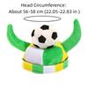 Soft Material Soccer Fan Horn Hat One Size Fits Most Lightweight and Breathable Ox Horn Football Cap Skin-Friendly Fabric