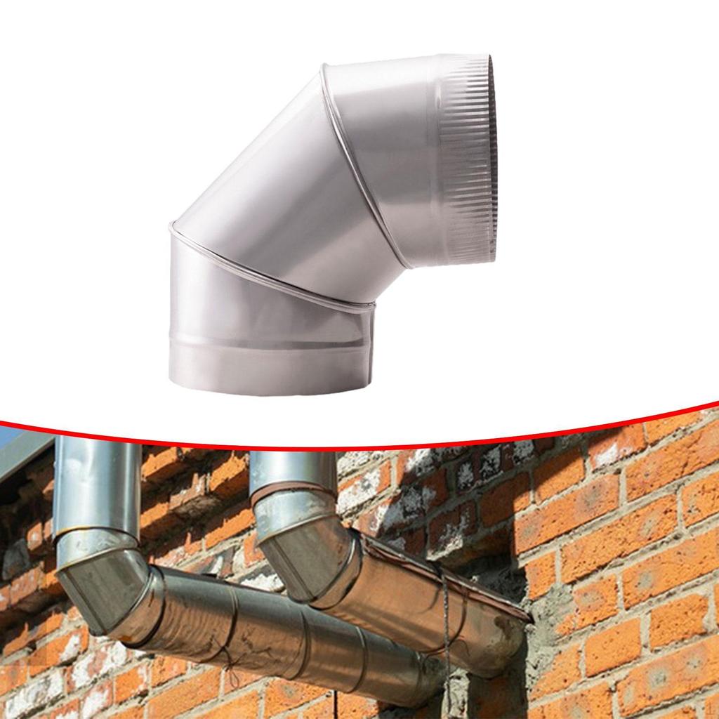 90 Degree Elbow Stove Pipe Chimney for RV Camping Multifunctional High Temperature Resistant