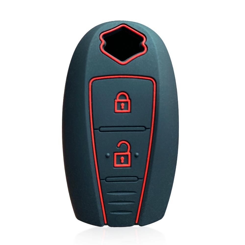 Soft Key Case Cover Fit For Suzuki Vitara 2022 SX4 II (S-cross) 2021 Silicone Keychain Car Accessories Key Protector