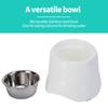 1PC High-top Stainless Steel Food Bowl, High-footed Dog Bowl, Small And Medium-sized High-footed Bowl, Suitable For Tall Pets
