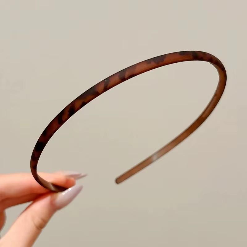 Essigsäure-Haarbänder Vintage Französische Kopfbedeckung Leopard Mattes Stirnband Kopfschmuck Kaffee Koreanischer Stil Haarreif Haaraccessoires