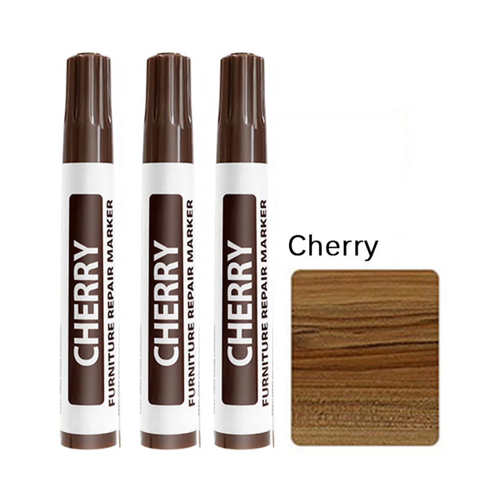 3Pc Furniture Touch-up Marker Waterproof Permanent Markers Pen for Restore Repair Andy Wood Surface