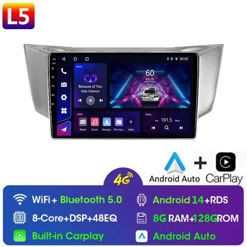 For Lexus RX300 RX330 RX350 RX400H 2003-2014 Android Car Radio Auto Stereo Multimedia Player GPS Navigation Carplay Touch Screen