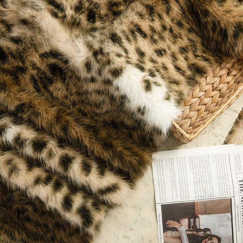 50x160cm Vintage Leopardu un Tīģeru Mākslīgās