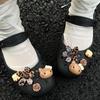 2026 Premium Mary Jane Ballet Accessories: DIY Flower & Detachable Buckle